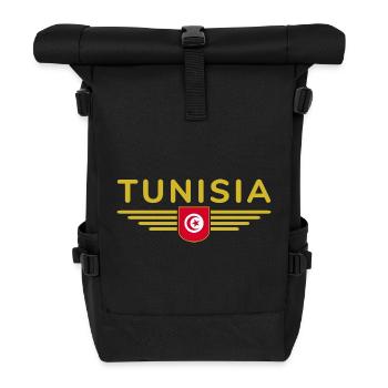 Tunisia Design – Pour les amateurs de culture - Sac à dos roll top - noir - Devant