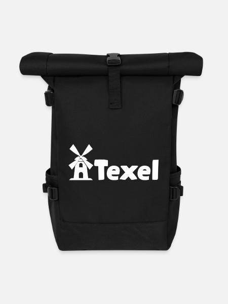 Texel Windmühle - Rolltop Rucksack - Schwarz