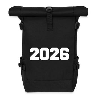 2026 - Rolltop Rucksack - Schwarz - Vorne