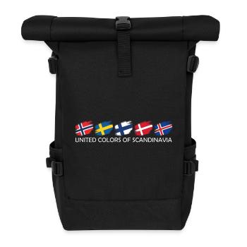 United Colors of Scandinavia - Rolltop Rucksack - Schwarz - Vorne