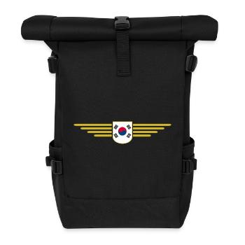 J’aime la Corée du Sud Design T-shirt Outfit - Sac à dos roll top - noir - Devant