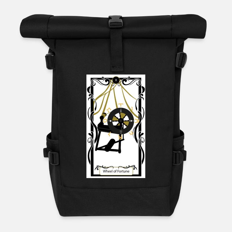 Roue de Fortune  - Sac à dos roll top - noir
