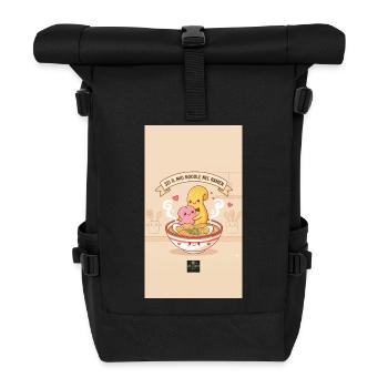 Tasty Threads Ramen - Roll Top Backpack - black - Front