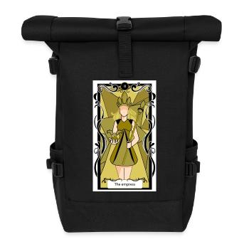 Das Goldene Kaiserin-Tarot - Rolltop Rucksack - Schwarz - Vorne