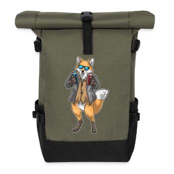 Jeu de cartes Fox Poker Poker Jets - Sac à dos roll top - olive/noir - Devant