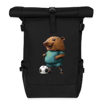 Fussball Maulwürfe - Rolltop Rucksack - Schwarz - Vorne