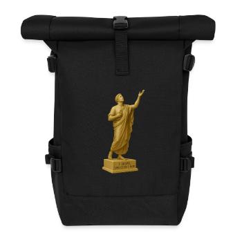 Himmlische Hoffnungskunst Statue - Rolltop Rucksack - Schwarz - Vorne
