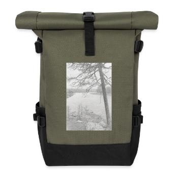 Natur - Rolltop Rucksack - Olive/Schwarz - Vorne