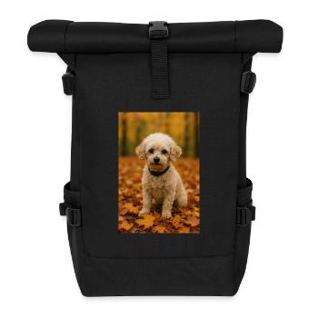 Bolonka Automne - Sac à dos roll top - noir - Devant
