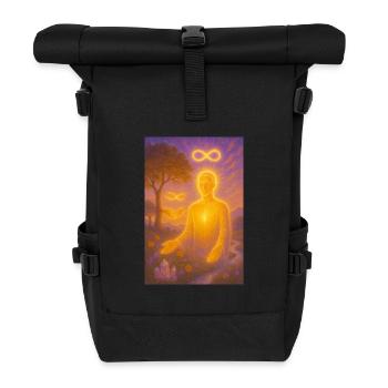 Aura of Infinity - Roll Top Backpack - black - Front