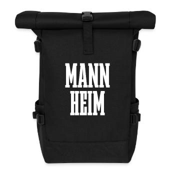 Mannheim - Rolltop Rucksack - Schwarz - Vorne
