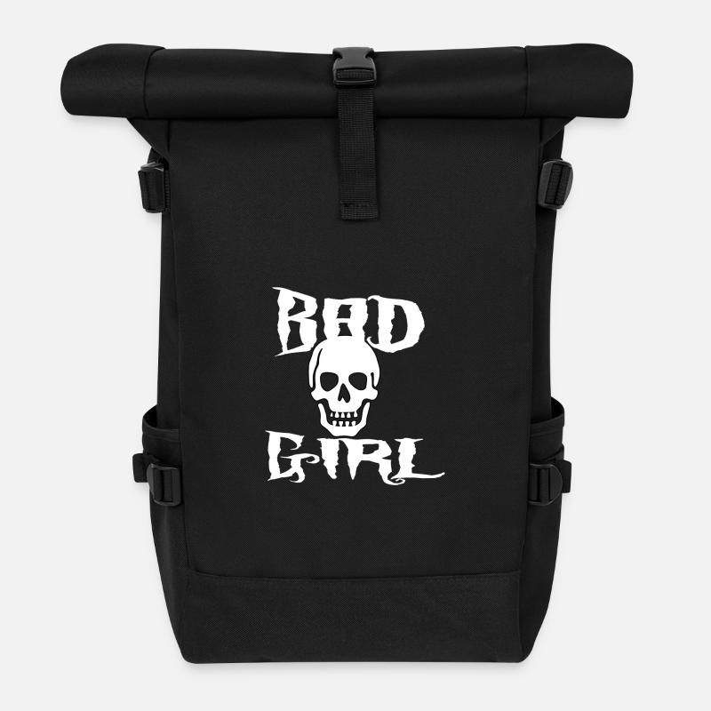 Bad Girl 2 - Rolltop Rucksack - Schwarz