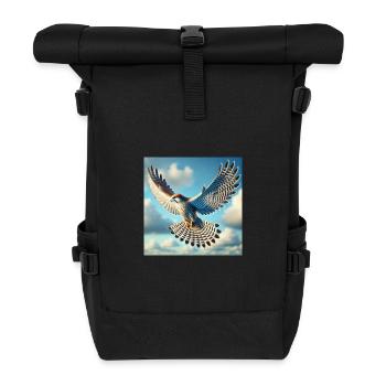 Falcon - Roll Top Backpack - black - Front