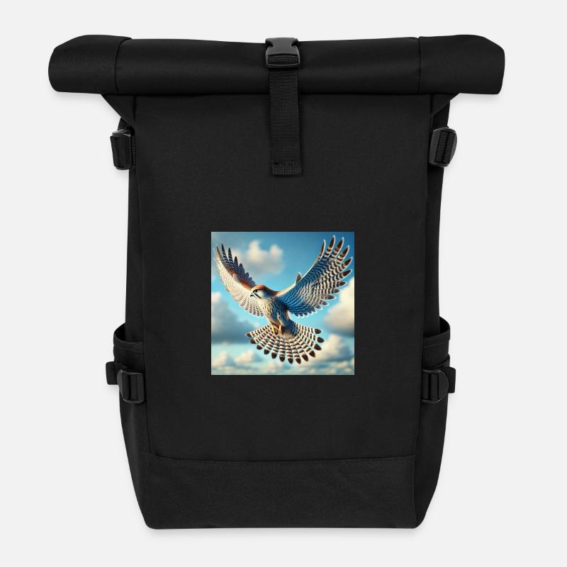 Falcon - Rolltop Rucksack - Schwarz