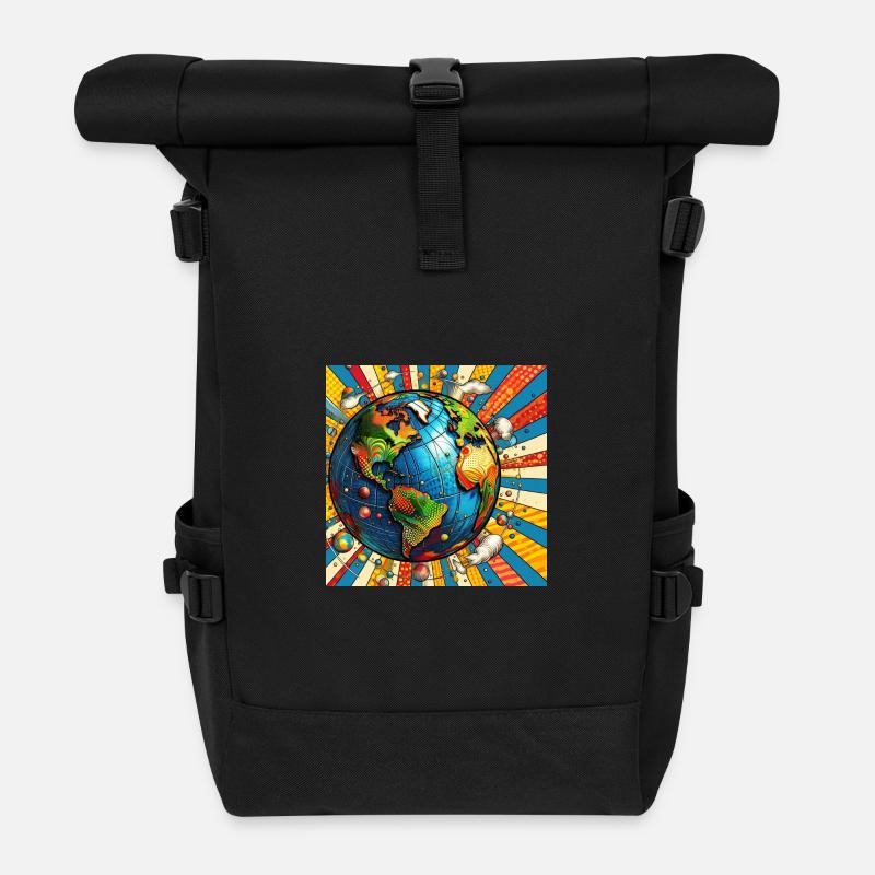 Sphère 3 - Sac à dos roll top - noir