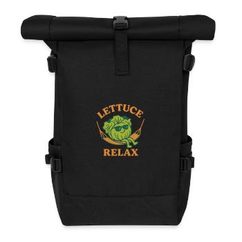 Laitue Relax à Hamaka - Sac à dos roll top - noir - Devant