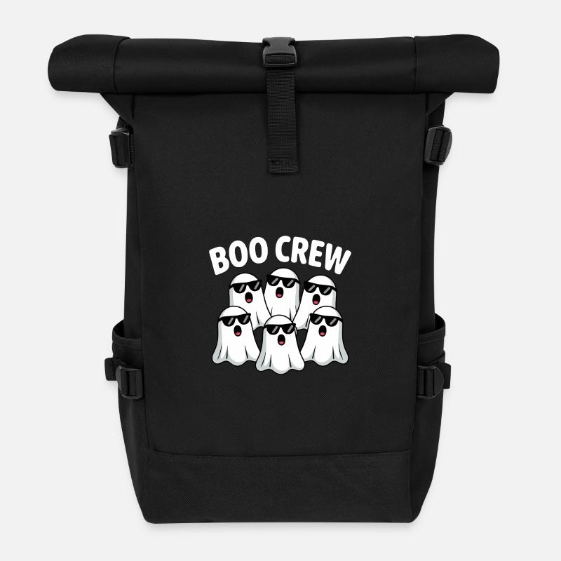 Boo Crew Sunglass Ghosts - Roll Top Backpack - black