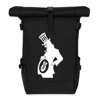 impérialisme - Sac à dos roll top - noir - Devant