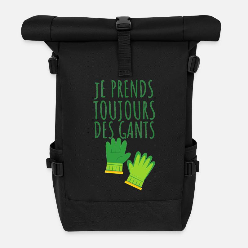 Cadeau jardinage - Sac à dos roll top - noir