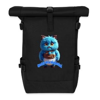 Monster 11 - Rolltop Rucksack - Schwarz - Vorne