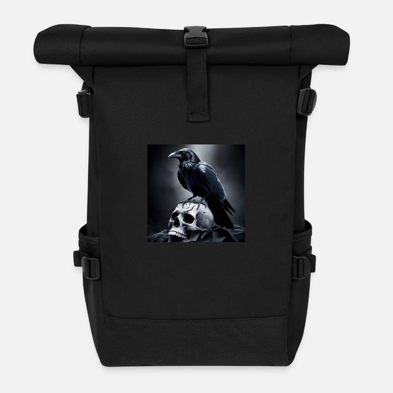 Raven 1 - Rolltop Rucksack - Schwarz