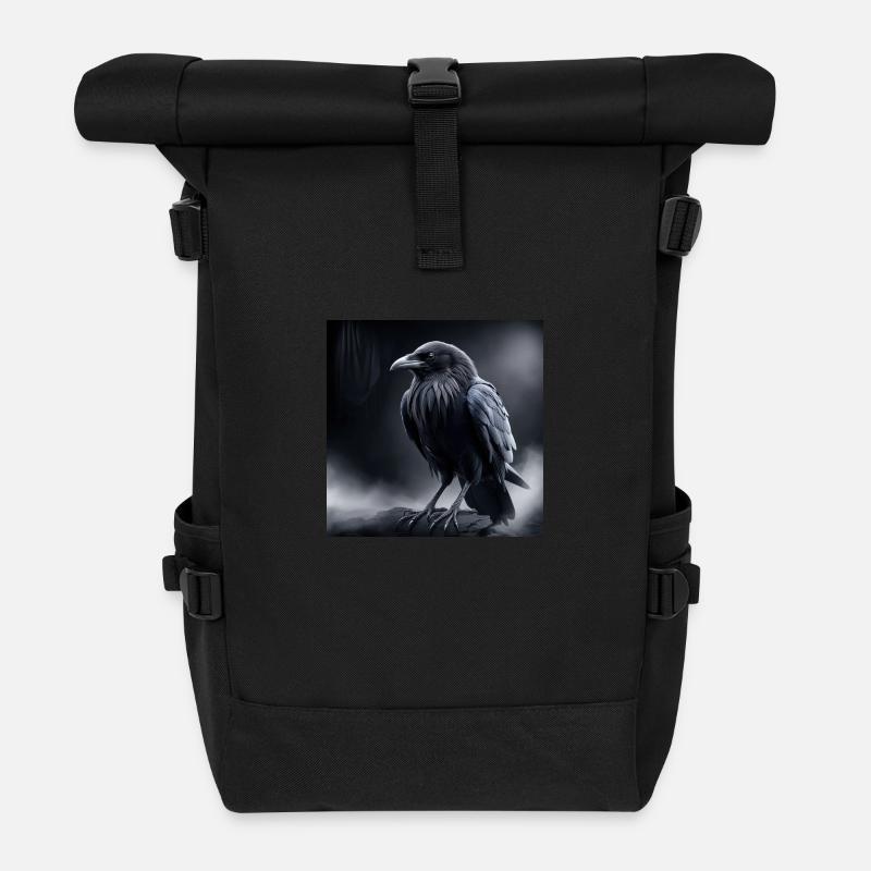 Raven 2 - Rolltop Rucksack - Schwarz