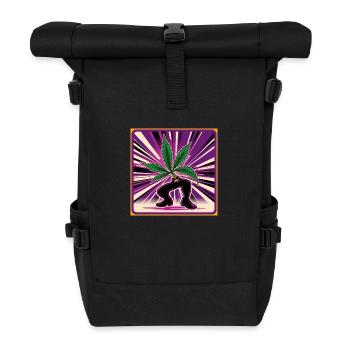 Stoned Striders - Rolltop Rucksack - Schwarz - Vorne