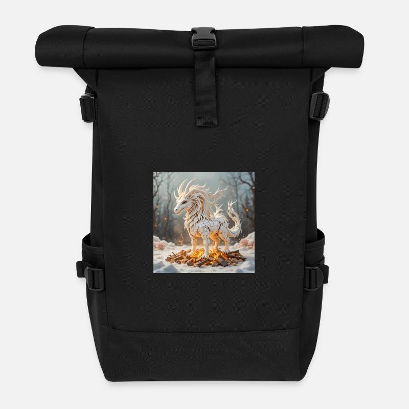 Feuratius - Rolltop Rucksack - Schwarz