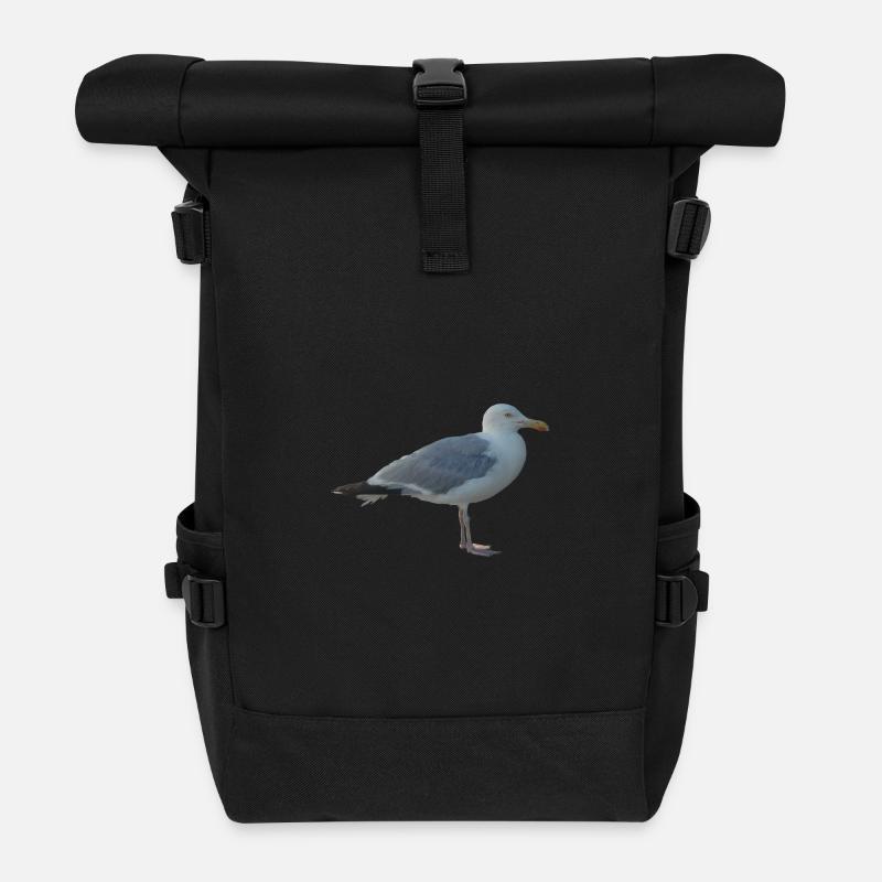 Möwe - Rolltop Rucksack - Schwarz
