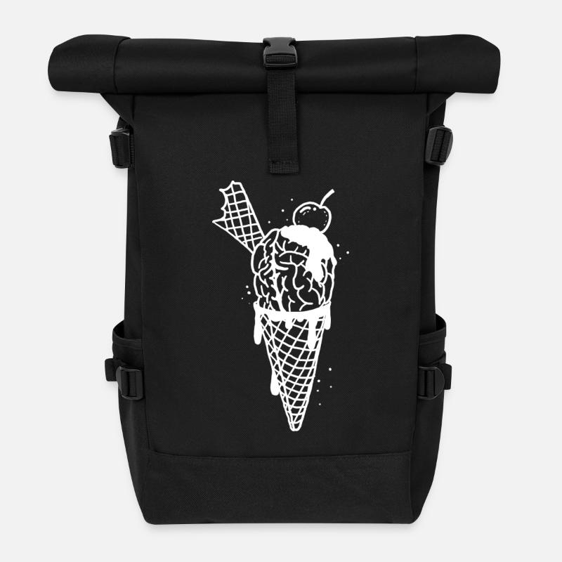 Brainfood 3 Invert - Rolltop Rucksack - Schwarz