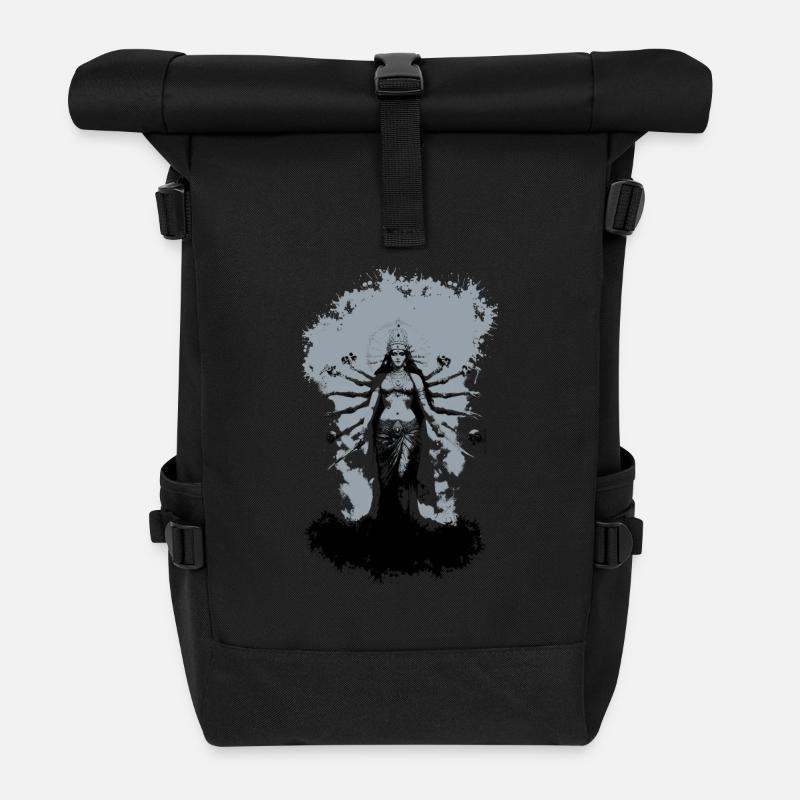 Black Kali - Rolltop Rucksack - Schwarz
