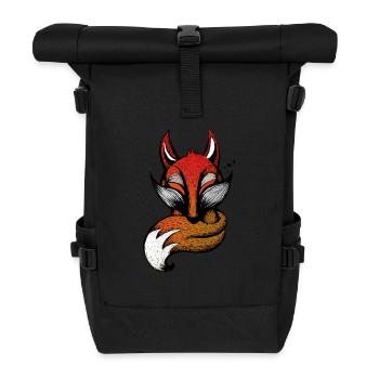 Fuchs - Rolltop Rucksack - Schwarz - Vorne