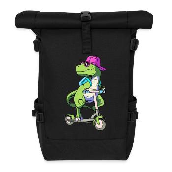 Scooter Roller - Roll Top Backpack - black - Front
