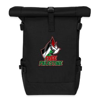 Palestine libre - Sac à dos roll top - noir - Devant