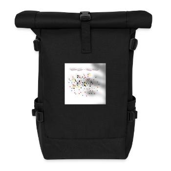 Rêve éveillé - Sac à dos roll top - noir - Devant