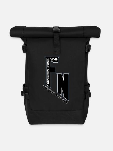 Monogram FN74 Emblème Urbain - Sac à dos roll top - noir