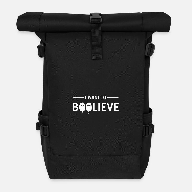 Ich will Boolive an Ghosts glauben XFiles - Rolltop Rucksack - Schwarz