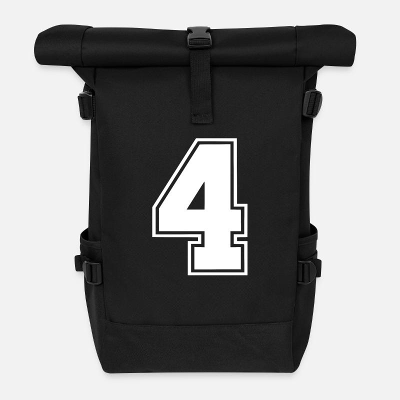 4 - Rolltop Rucksack - Schwarz
