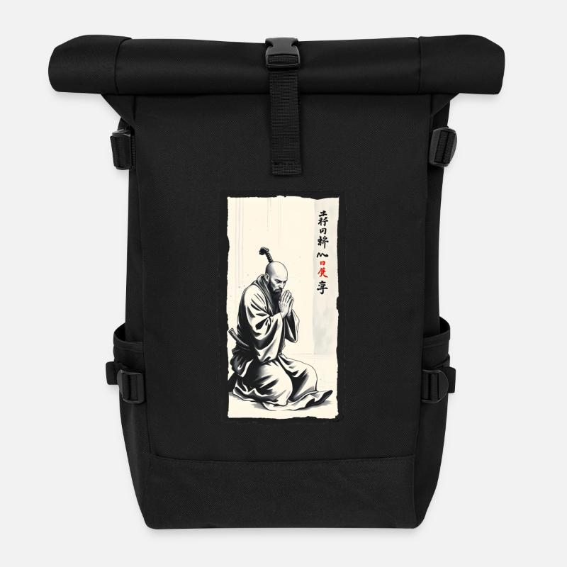 Monk - Rolltop Rucksack - Schwarz