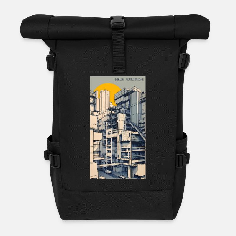 Altglienicke - Rolltop Rucksack - Schwarz