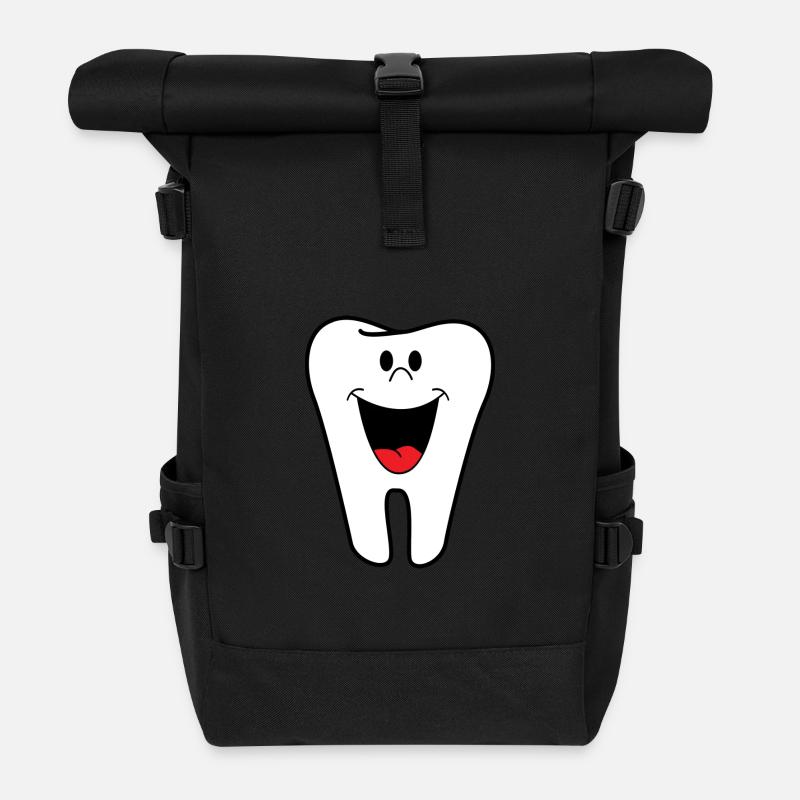 Zahn - Rolltop Rucksack - Schwarz