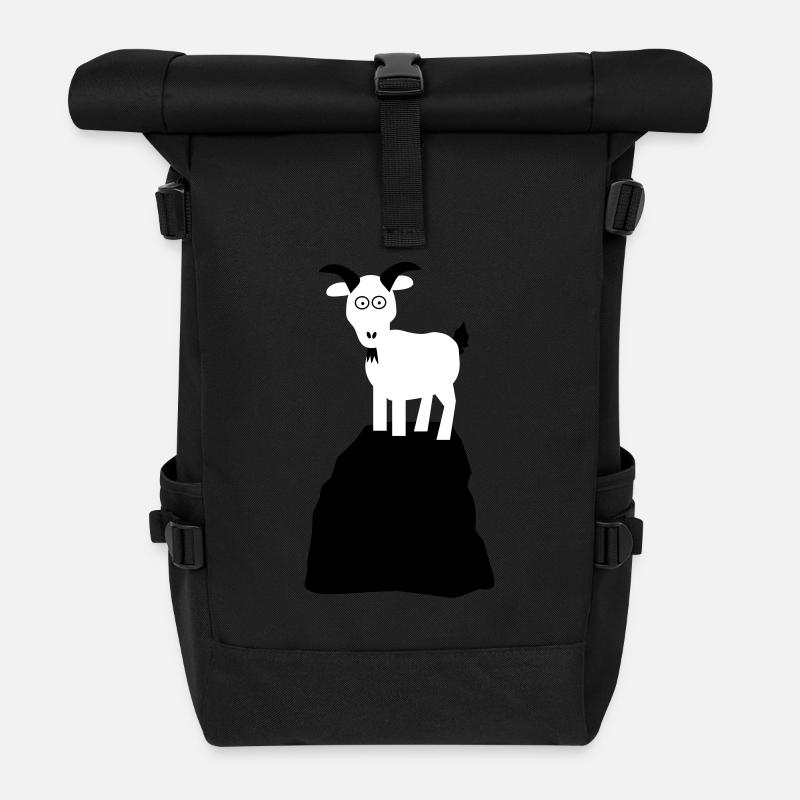 goat 3 - Roll Top Backpack - black