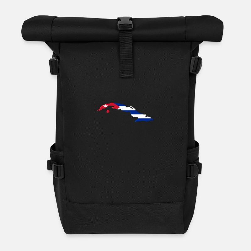 CUBA - Sac à dos roll top - noir