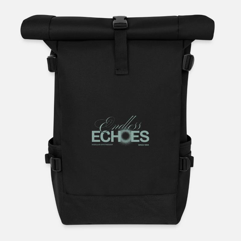 Synthétiseur modulaire Addicted Endless Echoes - Sac à dos roll top - noir