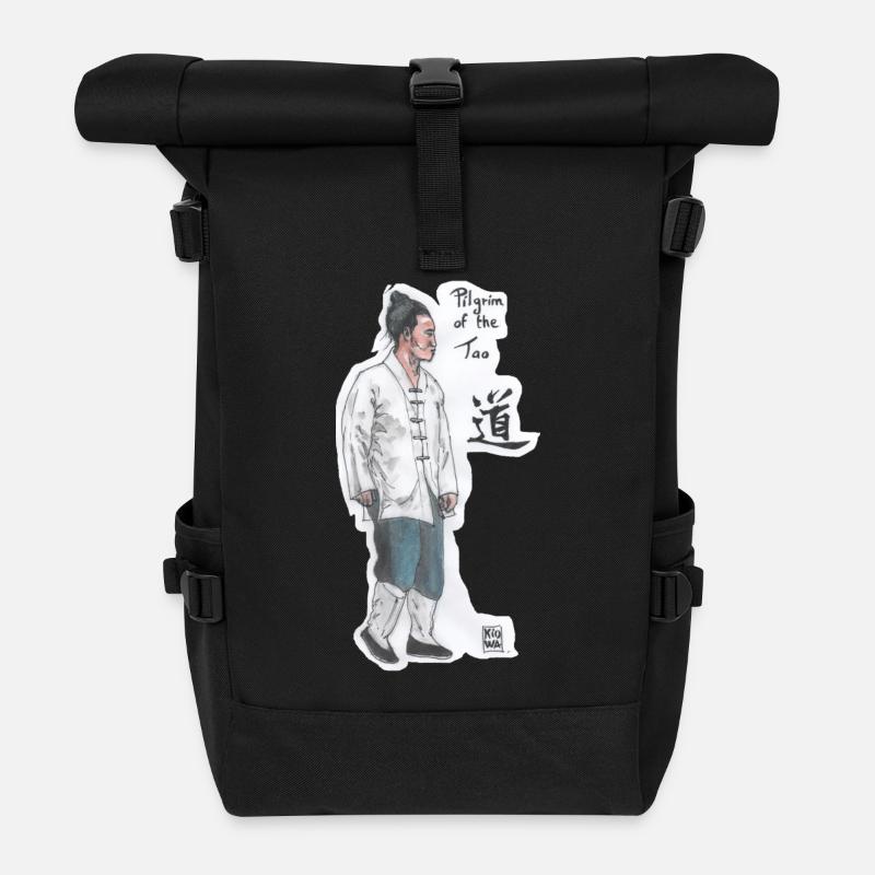 Tao Weg - Rolltop Rucksack - Schwarz