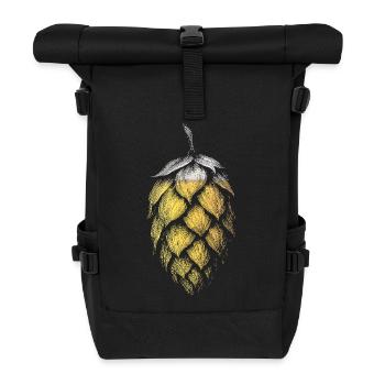 Hopfen - Rolltop Rucksack - Schwarz - Vorne