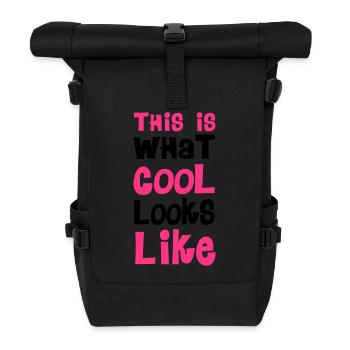 Cool - Rolltop Rucksack - Schwarz - Vorne