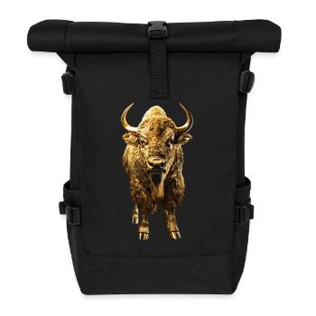 Bison - Roll Top Backpack - black - Front