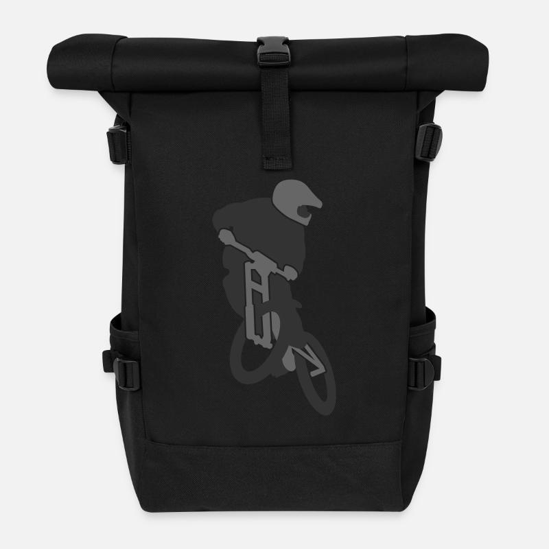 mountain_biker_v1 - Sac à dos roll top - noir