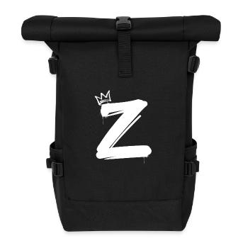 Z - Roll Top Backpack - black - Front
